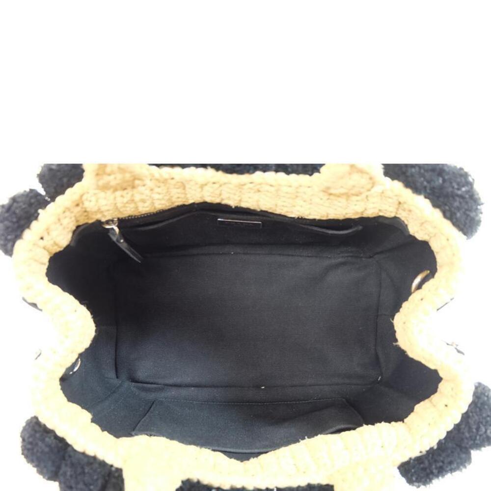 Prada Raffia Pompom Tote Bag - Picture 5 of 5